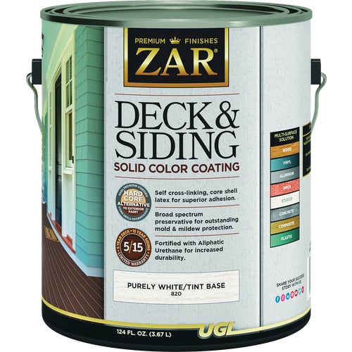 82013 ZAR Solid Color Exterior Deck & Siding Coating