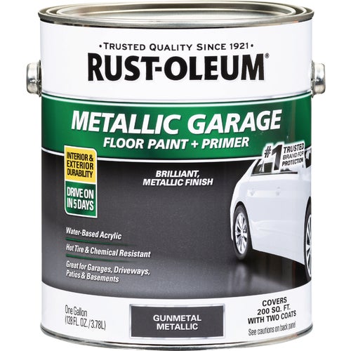 349353 Rust-Oleum Metallic Garage Floor Paint + Primer