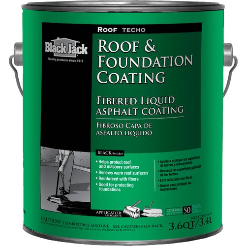 6125-9-34 Black Jack Fibered Roof & Foundation Coating