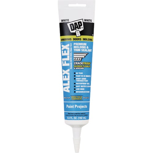 7079811455 Dap Alex Flex Premium Molding & Trim Acrylic Latex Siliconized Sealant