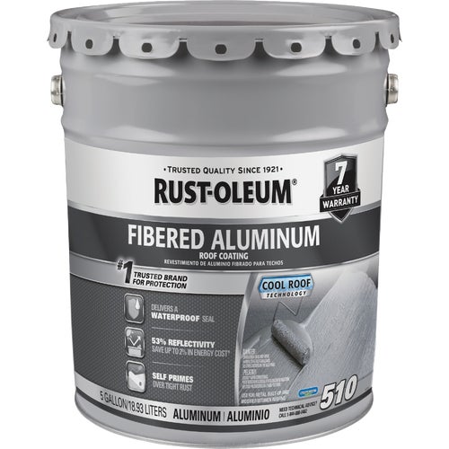 301997 Rust-Oleum 510 Fibered Aluminum Roof Coating