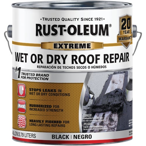 351237 Rust-Oleum Rubberized Wet or Dry Roof Repair Cement & Patching Sealant