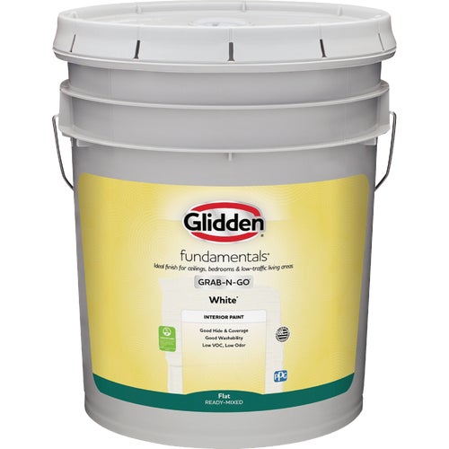 GLFIN40WHT/05 Glidden Fundamentals Vinyl Resin Acrylic Interior Paint