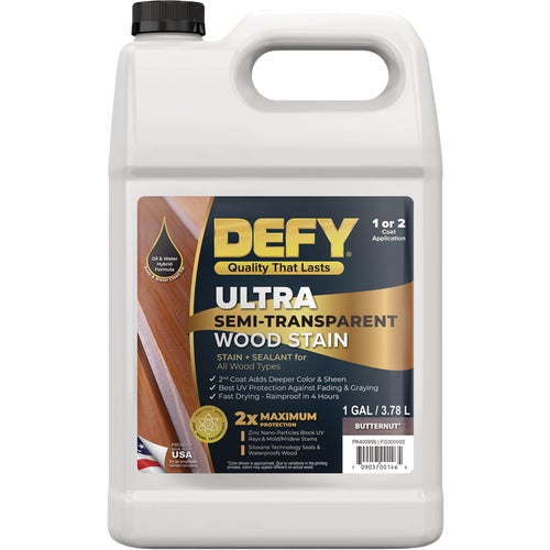 300692 Defy Ultra Semi-Transparent Wood Stain