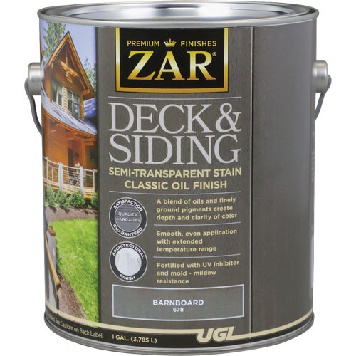 67813 ZAR Deck & Siding Semi-Transparent Exterior Stain