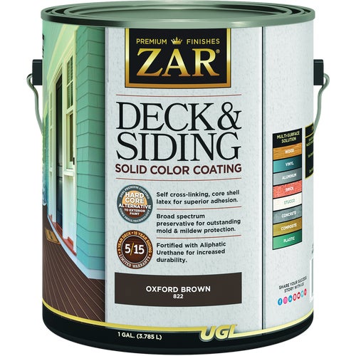 82213 ZAR Solid Color Exterior Deck & Siding Coating