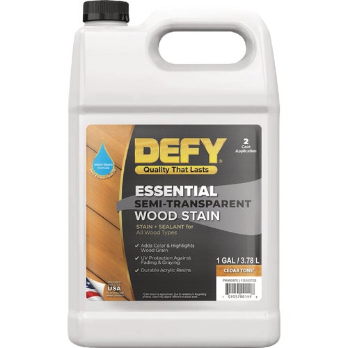 300702 Defy Essential Semi-Transparent Wood Stain