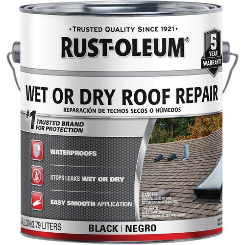 301899 Rust-Oleum Wet or Dry Plastic Roof Cement & Patching Sealant