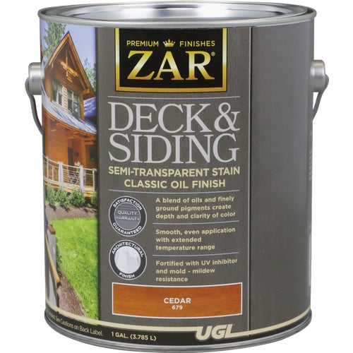 67913 ZAR Deck & Siding Semi-Transparent Exterior Stain