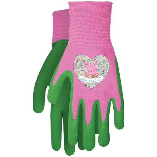 PP100TM2-T-DB-12 Midwest Gloves & Gear Peppa Pig Gripper Kids Gloves