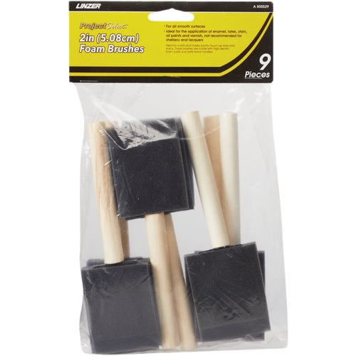 A 850529 Linzer Project Select 9-Piece Foam Brush Set