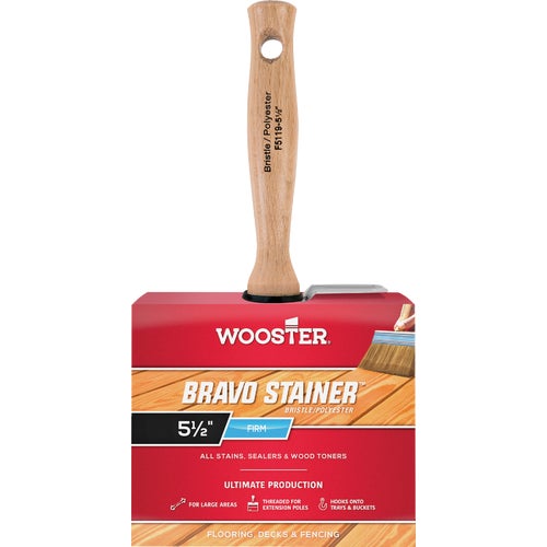 0F51190054 Wooster Bravo Stainer Stain Brush