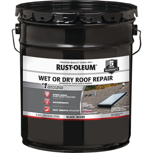 301990 Rust-Oleum Wet or Dry Plastic Roof Cement & Patching Sealant