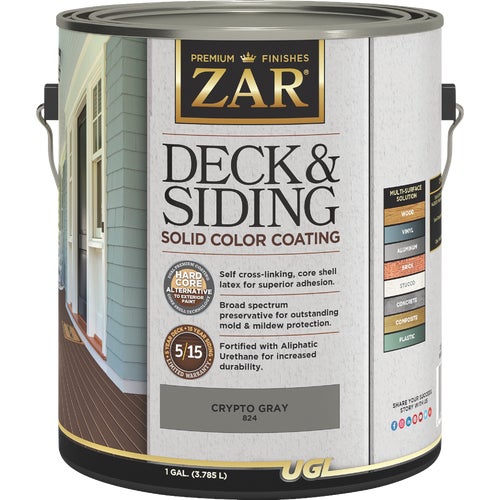 82413 ZAR Solid Color Exterior Deck & Siding Coating