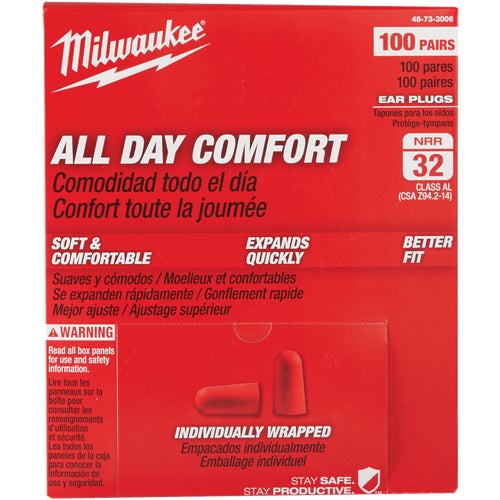 48-73-3006 Milwaukee Foam Ear Plugs