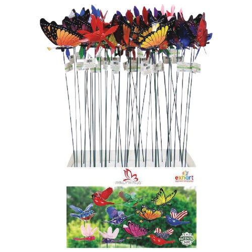 5363 Exhart WindyWings Butterfly Lawn Ornament Stake