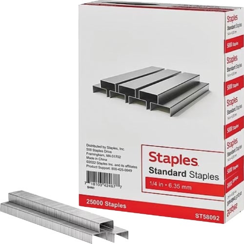 ST58092 Tru Red Standard Staples