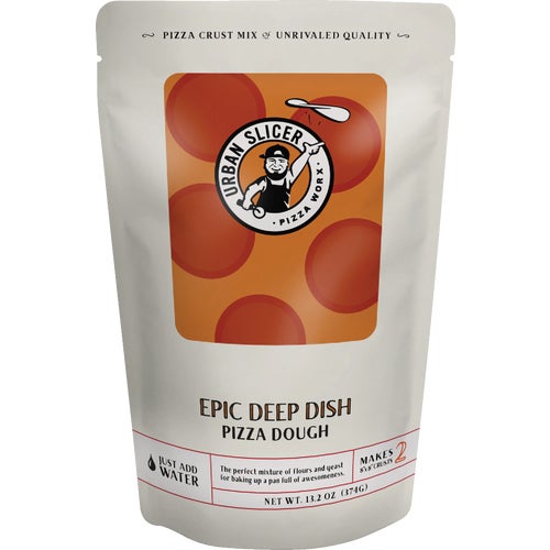 200 Urban Slicer Pizza Worx Epic Deep Dish Pizza Dough Mix