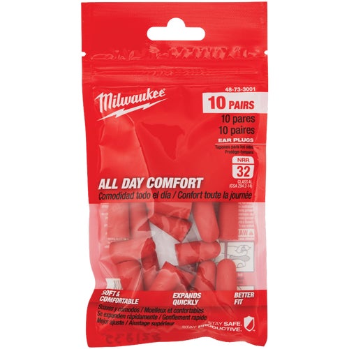 48-73-3001 Milwaukee Foam Ear Plugs