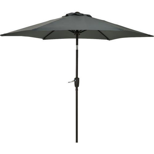 TJAU-004A-230-GRY Outdoor Expressions 7.5 Ft. Aluminum Tilt/Crank Patio Umbrella