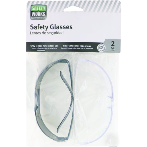 SW33001 Safety Works Anti-Scratch Safety Glasses