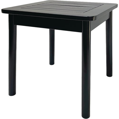 JPC-914B Jack Post Windsor Black Hardwood Side Table