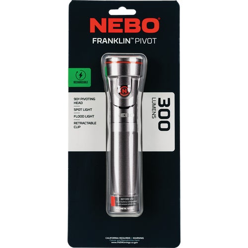 NEB-WLT-0023 Nebo Franklin LED Rechargeable Flashlight