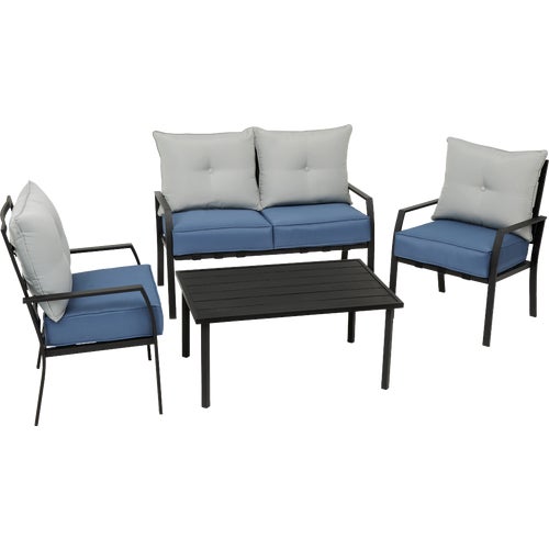 848871 Outdoor Expressions Azure Patio Chat Set