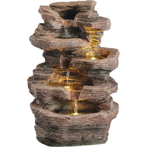 9788062 Lumineo Rock Waterfall Fountain