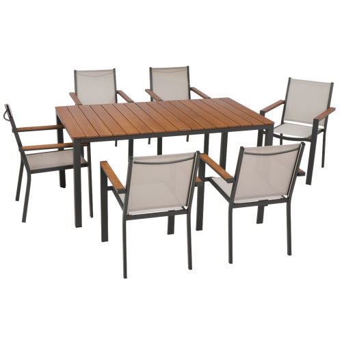 S01-A3540 Set Outdoor Expressions 7-Piece Patio Dining Set