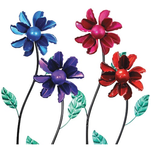 50591 Exhart Mini Flower Spinner Plant Stake