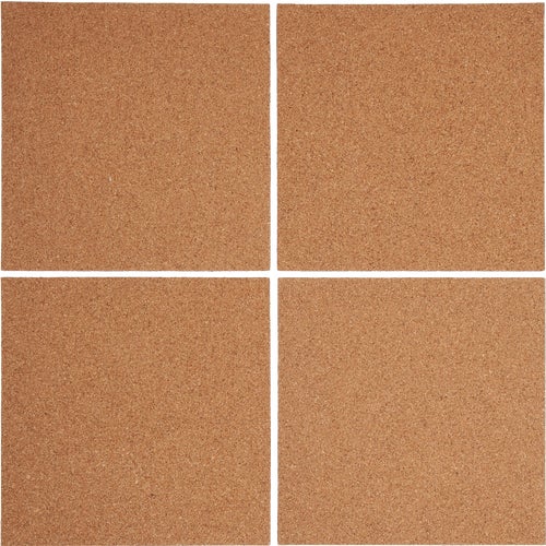 269U04-12 U Brands Cork Square Tile Board