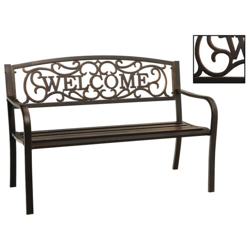 XG-204 Outdoor Expressions Welcome Bench