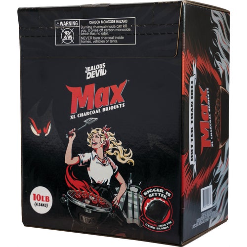 JDMAX10BOX Jealous Devil Max Briquets Charcoal