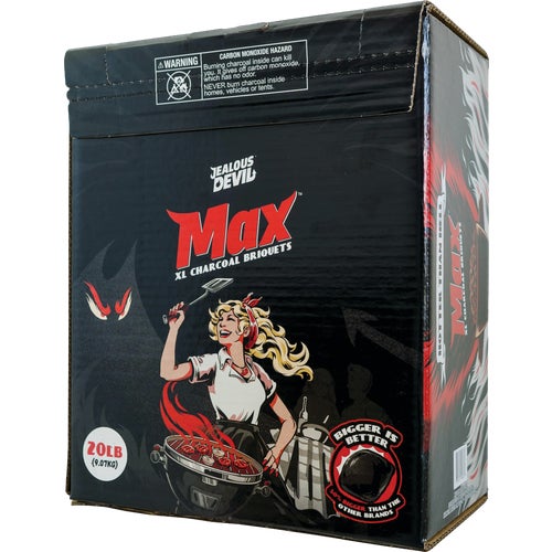 JDMAX20BOX Jealous Devil Max Briquets Charcoal