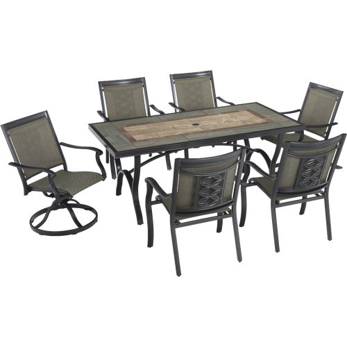 S7-ADK02100 Outdoor Expressions Fremont 7-Piece Dining Set