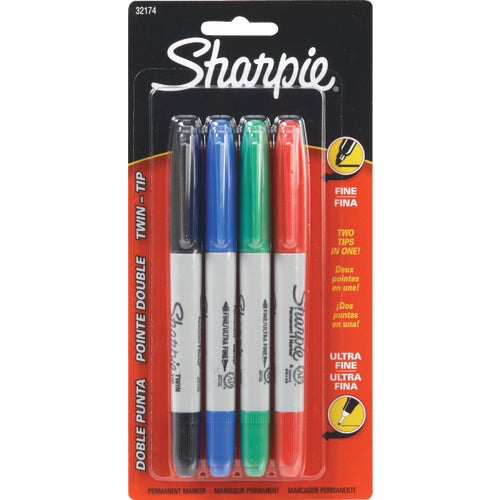 32174-SH Sharpie Twin Tip Permanent Marker