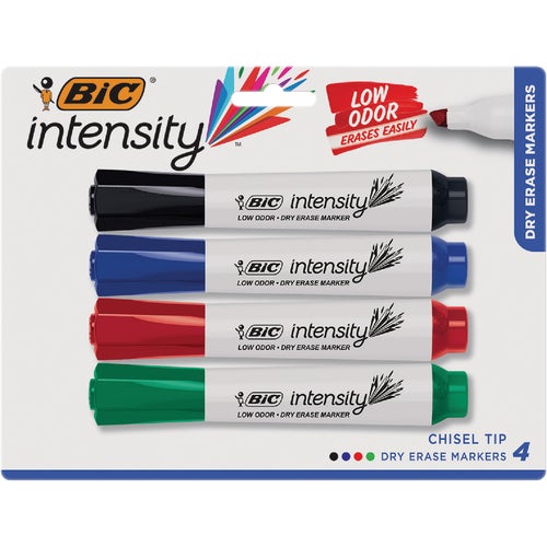 GDEMP41-AST Bic Great Erase Grip Dry Erase Marker Assortment