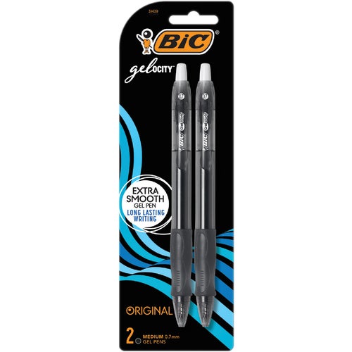 RLCP21-BLK Bic Velocity Gel Retractable Pen