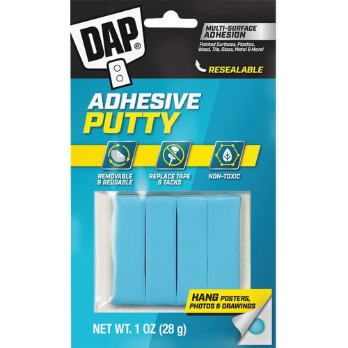 7079801201 DAP Blue Stik Reusable Adhesive Putty