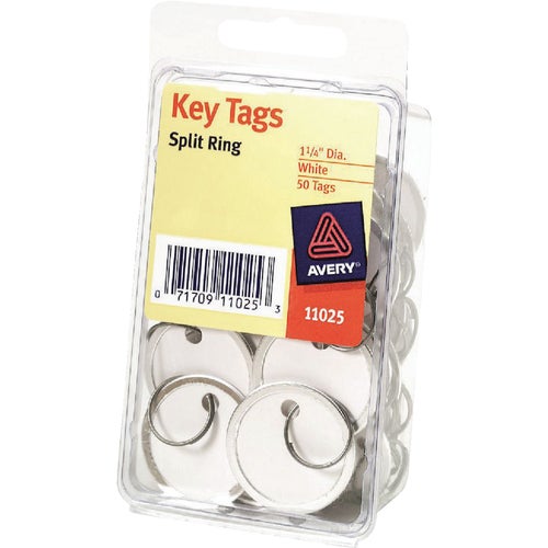 11025 Avery Round Metal Rim Key Tag