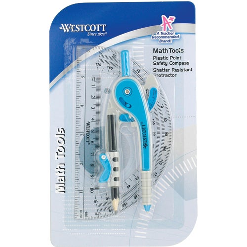 14558 Westcott Compass & Protractor Set