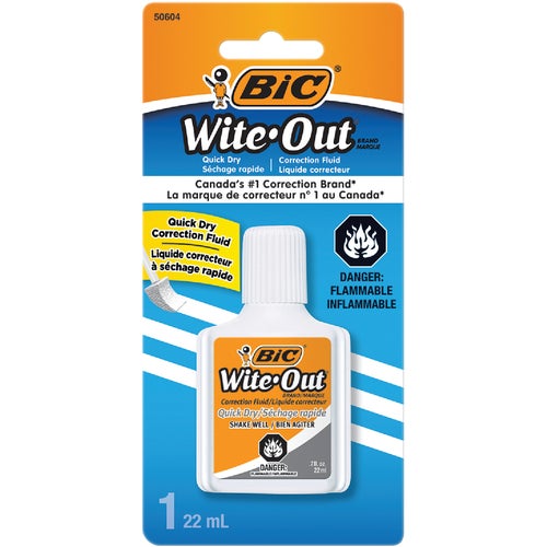 WOFQDP1WHI Bic Wite-Out Plus Correction Fluid