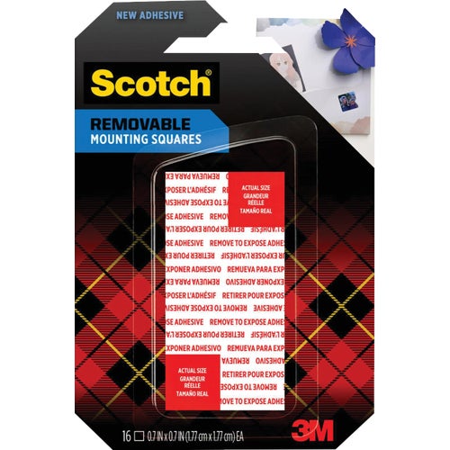 108AMS-SQ-16 Scotch Self-Adhesive Mounting Squares