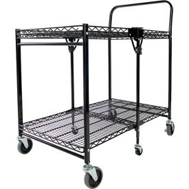 Black Epoxy Wire Utility Cart Picture